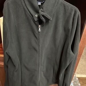 Ladies Black Fleece Tommy Hilfilger jacjet